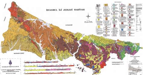 istanbul il jeoloji haritası